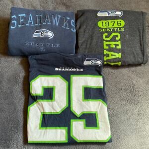 NFL Seattle Seahawks T-Shirt, Sweatshirt, & Sweatpants Set